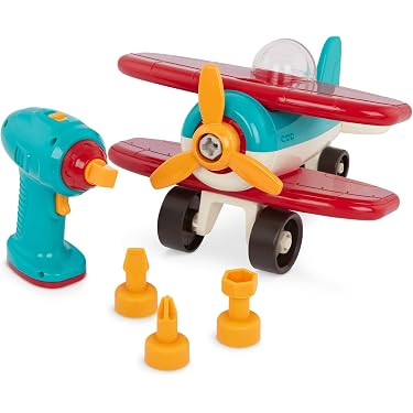 BIOPLAY® Set De Avión Y Helicóptero De Bioplástico | 2 Juguetes Ecológicos Para Niños A Partir De 2 Años | Ideal Para Interior Y Exterior