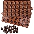 Clazkit Silicone 28-Cavity Emoji Emoticans Candy Chocolate DIY Molds (Chocolate Weight : Approx 5 Grams & Chocolate Size : 2 x 2 x 1.5 CM Per Cavity)