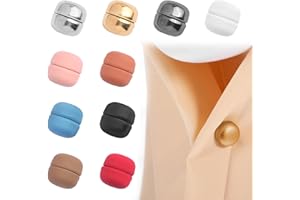 FENGQQKJ Hijab - Lot de 10 paires de broches magnétiques hijab - Clip magnétique hijab - Boutons magnétiques - Broches hijab - Sans couture - Cardigan - Pour chemise, écharpe, hijab, Métal