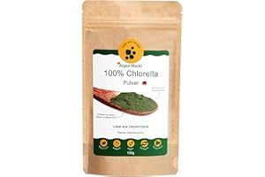 ‎AKAL FOOD German Chlorella Powder 100 g Ecological Vital Substances, Vegan, Rich in Vitmain B12, Gluten-Free, Full Nutrients, Pure Natural Product from German Cultivation, Raw Food without Additives from Algae
