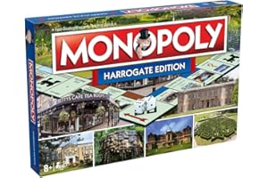 Winning Moves Harrogate Monopoly Board Game, Advance to Harrogate Theatre, the Pump Museum and Bettys and trade your way to success, 2–6 players makes a great gift for ages 8 plus