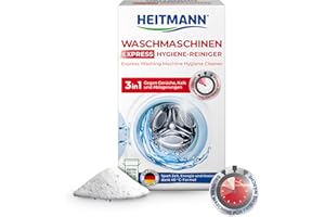 ‎HEITMANN HEITMANN Express Waschmaschinen Reiniger: entfernt Kalk, Ablagerungen und Gerüche, Maschinenreiniger, 250 g