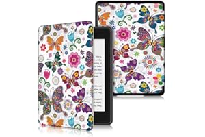 VOVIPO Funda para Kobo Nia 6 - Funda Protectora Inteligente ultradelgada con función Auto Wake/Sleep para Kobo Nia 6.0 Inch Ereader 2020 Release-Butterfly
