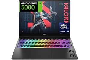 HP OMEN MAX 16-ah0010ns - Ordenador Portátil Gaming de 16" 2.5K WQXGA, 240Hz Intel Ultra 9-275HX, 32GB RAM, 1 TB, NVIDIA GeForce RTX 5080 16GB, Windows 11, WiFi 7 Negro - Teclado QWERTY Español