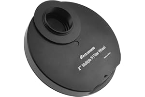 Astromania 5,1 cm Mehrfach-Filterrad für Teleskop – ermöglicht das Bild ohne Reflexionen oder Streulicht