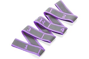 TingDongWei Elastico Fasce di Resistenza, Yoga Stretching Band, Bande Fitness per Yoga, Pilates, Fitness, Stretching, Allenamento, Danza