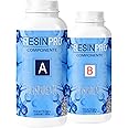 Resin Pro ® 1,6 KG Resina Epossidica Ultra Trasparente Atossica - Resina + Indurente, Effetto Acqua per Creazioni Artistiche,