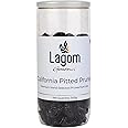 Lagom Gourmet California Pitted Prunes 500g | Dried Plums | No Added Sugar | Gluten Free | Vegan | Plant Based | Non GMO | Prunes Dry Fruit