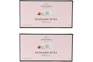‎CHRISANTHIDIS DELIGHTS Chrisanthidis S.A. Kourabie Buttergebäck mit Mandeln 270g, 2er Pack (2 x 270 g)