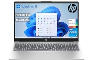 HP 15-fd0163ns- Ordenador portátil de 15.6" Full HD (Intel Core i5-1334U, 16GB RAM, 512GB SSD, Intel Iris Xe Graphics, Windows 11) Silver - Teclado QWERTY Español