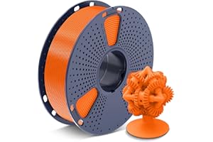 SUNLU ASA Filament 1,75 mm, Odporny na Promieniowanie UV/Deszcz/Ciepło Filament do Drukarek 3D, Wytrzymały Filament 3D, Szpula 1KG ASA Pomarańczowy