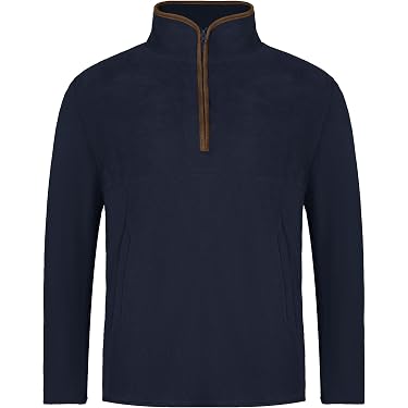 Geographical Norway - Veste Polaire Zippée Capuche Tjhon Bleu Marine