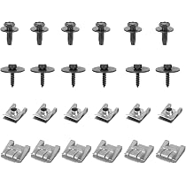25pcs Engine Under Covers Clips For Vehicle Push Clips Replacement Accessory Car Interior Part Easy Installation