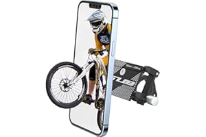 DN DENNOV Support de téléphone Portable pour Moto - Support Universel pour Guidon à 360° - pour iPhone 14 15 Pro Max Plus, SE, 12 13 Pro Max Mini, 11 Pro Max, X, XR, XS, Samsung, Smartphone