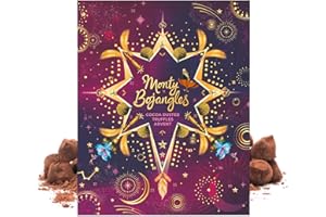 Monty Bojangles Enchanting Winter Nights Advent Calendar Chocolate Truffles (235g), Gifts For Chocolate Lovers With Delicious Truffles, Luxury Christmas Advent Calendar