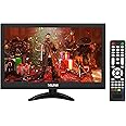 Thinlerain 13.3 Inch Small Monitor 1366x768 Resolution LED Screen Display Monitor with HDMI/VGA/BNC/USB/AV Kitchen Monitor for fire stick, Computer, PC, Windows 7/8/10