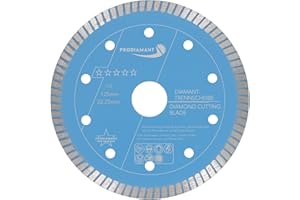 PRODIAMANT Disco de corte de diamante premium azulejo, 125/22,2, azul, PDX83.975