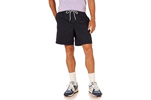 Amazon Essentials Men's 8" (20cm) Inseam Relaxed-Fit Drawstring Walk Shorts (Available in Plus Size)