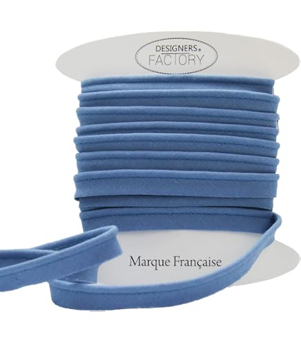 Biais Coton Designers-Factory - 5m Largeur 18mm - 23 Coloris Oeko-Tex - Finitions Couture Pro