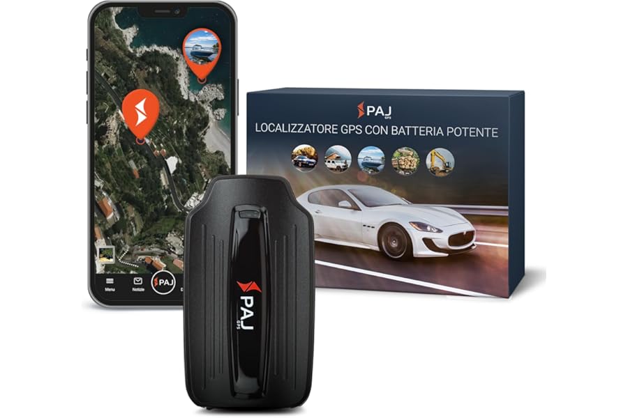 PAJ POWER Finder, GPS Tracker for Car, Truck, Camper, Boat and Other Vehicles, App Location, Long Life Battery, Real Time Tracking, Alerts Settable