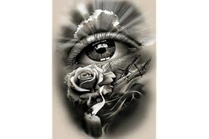 YSCOLOR Diamond Painting 5D Diamantmålning Helt Ikoner Diamantbroderi Svart Vita Ögon Helrunda Borrar Kristall Rhinestone Mosaik Kit Ros 30X40cm