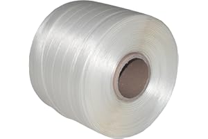 KK VERPACKUNGEN Rouleau de ruban de cerclage de 19 mm de large, 250 m de long, résistance à la traction 550 kg pour noyau de presse 60 mm