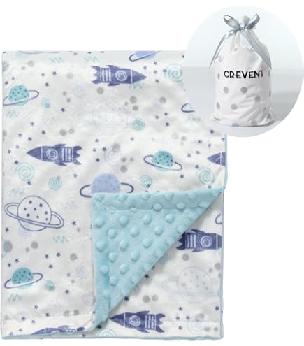 Couverture Bébé Sherpa Douce Réversible 76x101cm - Pour Berceau, Poussette Et Câlins (Gris)