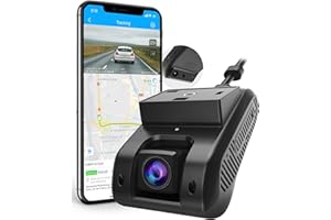 LNCOON ADAS Dashcam WiFi 4G, Telecamera per Auto, Anteriore e Interno Monitor Remoto Video in Diretta Videocamera Doppia per Auto con GPS, Registrazione in Loop, Visione Notturna, G-Sensor, SOS