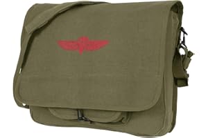 Rothco Canvas Israeli Paratrooper Crossbody Shoulder Bag