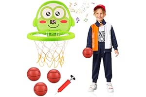 TLYYUKP Basketball Hoop for Kids Age 2 3 4+,Basketball Hoop for Bedroom,Mini Basketball Hoop,Basketball Stand With Timer Toys Gifts Age 3-10 Girl Gifts for Kid Xmas Gifts