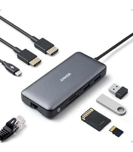 Anker PowerExpand 13-in-1 USB-C Dock, 85W Laptop Charging, 18W