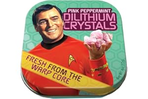 THE UNEMPLOYED PHILOSOPHERS GUILD Star Trek Dilithium Crystal Pfefferminzdrops | Originelles Geschenk für Trekkies und Pfefferminz Liebhaber | Zuckerfrei | Pfefferminz bonbons | Geschenk für Star Trek Fans zu Geburtstag, Weihnachten