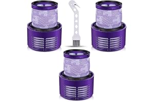 APZOVO Filtro para Dyson V10 SV12 Filtros de Repuesto para Dyson V10 SV12 Cyclone Animal Absolute Total Clean Motorhead Aspiradora, Lavable HEPA Filtro Reemplazo para No. DY-969082-01