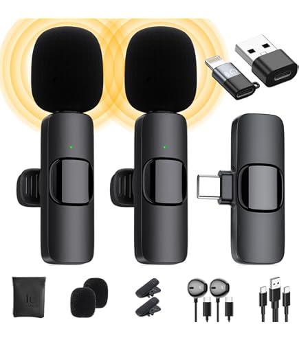 Microfono Lavalier Wireless 4-in-1 - Per IPhone, Android, PC E Video-making - Foto 7