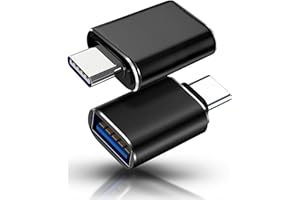 AJ STAR USB C Adapter (2 Pack) USB C to USB Adapter High-Speed Data Transfer USB-C Male to USB 3.0 Female Adapter Compatible with MacBook Pro after 2016 MacBook Air after 2018 Dell XPS and More Type C