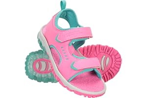 Mountain Warehouse Marine Light-Up Kids Sandals -Fun Design Childrens Shoes, Synthetic Upper, Soft Neoprene Lined, EVA Footbed, Light Up Soles - Best for Summer, Walking