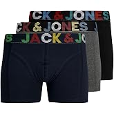 JACK &amp; JONES Jactrevor Trunks 3 Pack Men's Boxer Shorts