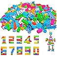 Khasala Brothers Education Building Blocks for Kids, 100pcs Play Fun and Learning Blocks for Kids Games for Children, Kids Boy and Girls (100 pcs) (Multicolor)