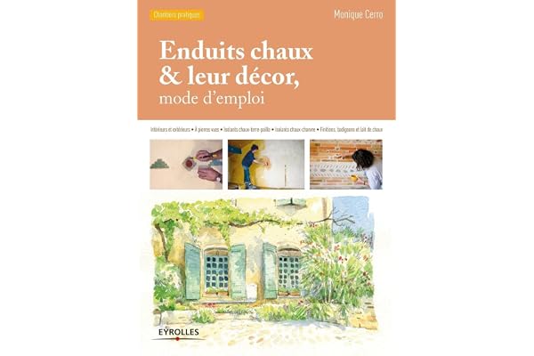 Enduits chaux et leur décor, mode d'emploi: Intérieurs et extérieurs. A pierres vues. Isolants chaux-terre-paille. Isolants chaux-chanvre. Finitions, badigeons et lait de chaux