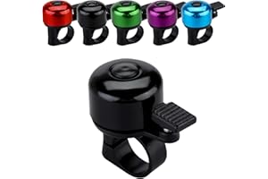 JFmall Bike Bell Bicycle Bell with Loud Crisp Clear Sound, Road and Mountain Bike Bell Adults Kids(8 colors)