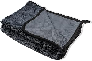Yeria 2 Pièces Chiffon Magique pour Douche, Chiffon en Extra Absorbant pour la Maison, Chiffon de Nettoyage Réutilisable en Microfibre sans Traces pour Verre Voiture Maison Cuisine Salle de Bain