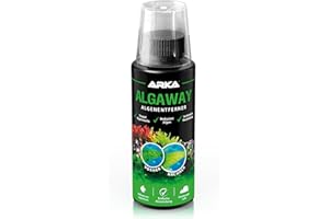 ‎ARKA AQUATICS Algenmittel Aquarium 118 ml – schnelle Hilfe bei Faden-, Punkt- & Grünalgen – kupferfrei & pflanzensicher – reduziert sichtbare Algenprobleme in Süßwasseraquarien – für klares Wasser – ARKA Algaway