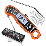 NIXIUKOL Digital Fleischthermometer Instant Read Grillthermometer Küchenthermometer | LCD Bratenthermometer Haushaltsthermome