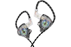 keephifi KBEAR Storm -in Ear Monitor Stage In-Ear Auriculares, Auriculares dinámicos con Cable OFC, HiFi IEMS para músicos, Cantantes, Guitarristas, Bateristas, pianistas in Ear Headphones