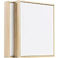 Colour Splash Stretched Canvas & Pinewood Frame-24x30cm (2pk)|3.8cm Deep Edge|4.8cm Frame|Linen & Cotton Blend Fabric|Triple-Layer 450gsm Gesso|Oil & Acrylic Painting|Durable Blank Canvas