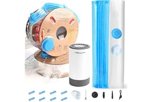 Kit di sacchetti sottovuoto per filamento 3D, Creality, kit di 8 sacchetti con pompa elettrica, asciugatura resistente alla polvere e all'umidità, 40 x 40 cm