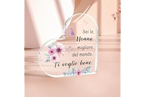 FAJUXIS Regalo Nonna Natale Regalo Nonna Regalo Natale Nonna Regalo festa dei Nonni Idee Regalo Nonna Compleanno Regalo per Nonna Regali per Nonna Regali Nonna Regalo festa della Mamma e Nonna