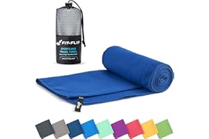Fit-Flip Toalla Microfibra – en 11 Colores, 8 tamaños – compacta, Ultraligera y de Secado rápido – Toallas de Microfibra – Toalla Gym, Toalla Viaje y Toalla Piscina