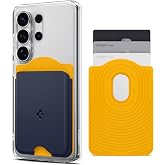 Spigen MagSafe & Magnet Destekli C&uuml;zdan Nano Pop Mag Fit (3 Kartlık) Lacivert - AFA09209 (Spigen TR Garantili)