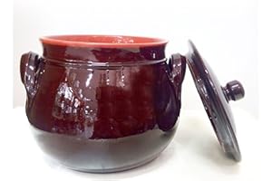 Pentola bombata per bolliti e stufati in terracotta della Colì Linea Bruna Diamentro 24 cm